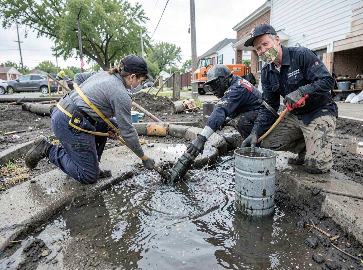 Burst Pipe Water Cleanup in Omaha